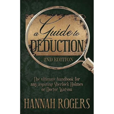 Read Online A Guide To Deduction The Ultimate Handbook For Any Aspiring Sherlock Holmes Or Doctor Watson 