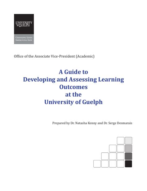 Full Download A Guide To Developing And Assessing Learning Outcomes At 