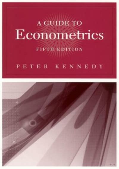 Read A Guide To Econometrics 5Th Edition 