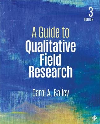 Read A Guide To Qualitative Field Research 