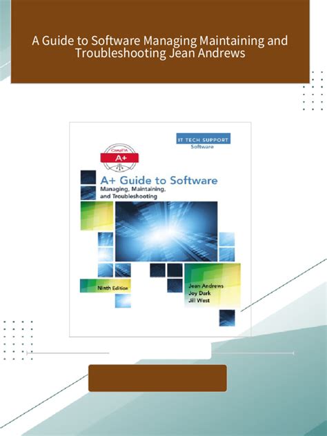 Full Download A Guide To Software Managing Maintaining Troubleshooting 