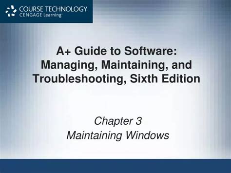 Read A Guide To Software Managing Maintaining Troubleshooting 6Th 