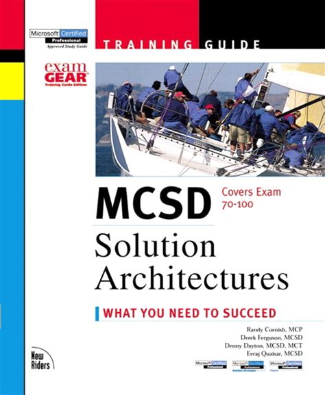 Read A Guide To Solution Architectures Mcse Mcsd Series 