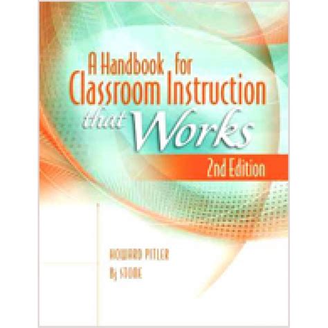 Read Online A Handbook For Classroom Instruction That Works 2Nd Edition 