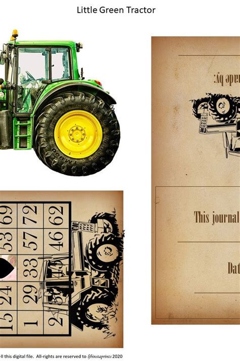Full Download A Happy Tractor Writing Journal Diary Or Notebook 