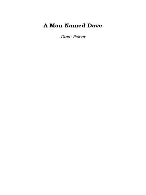 Read Online A Man Named Dave Pdf Alion Avlib 