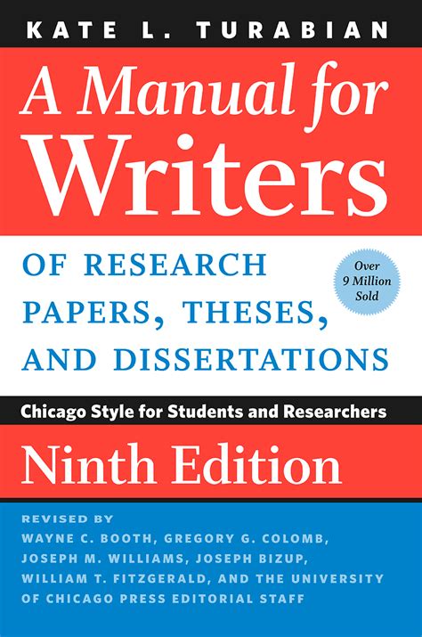 Read A Manual For Writers Of Term Papers Theses And Dissertations 6Th Edition Chicago Guides To Writing Editing And Publishing 