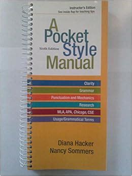 Read Online A Pocket Style Manual 