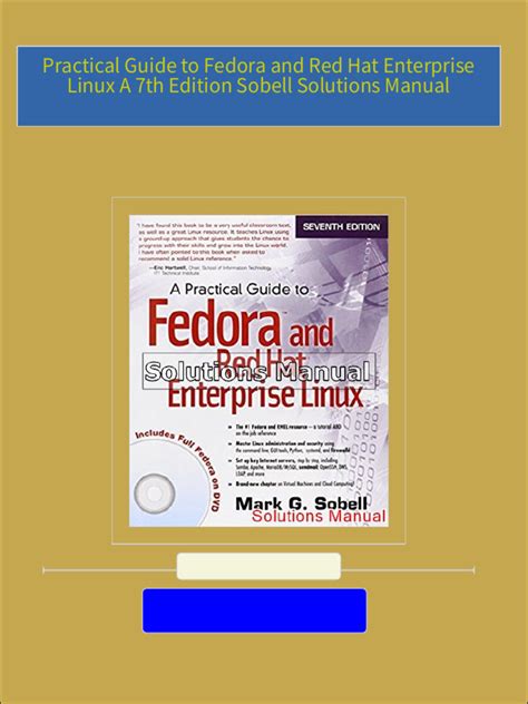 Read A Practical Guide To Fedora And Redhat Enterprise Linux 7Th Edition Pdf 