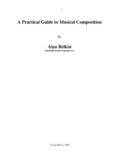 Read Online A Practical Guide To Musical Composition 