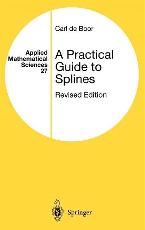 Read A Practical Guide To Splines 