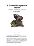 Read A Project Management Primer 