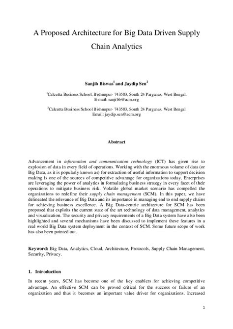 Full Download A Proposed Architecture For Big Data Driven Supply Chain 