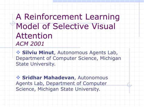 Read A Reinforcement Learning Model Of Selective Visual Attention 