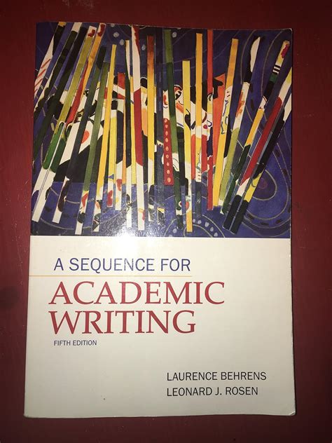 Read A Sequence For Academic Writing 5Th Edition 
