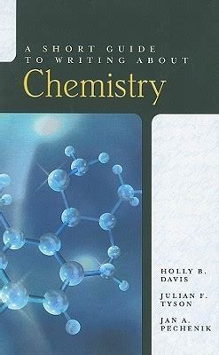 Full Download A Short Guide To Writing About Chemistry 