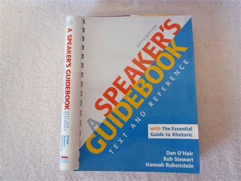 Download A Speaker39S Guidebook 5Th Edition Ebook 