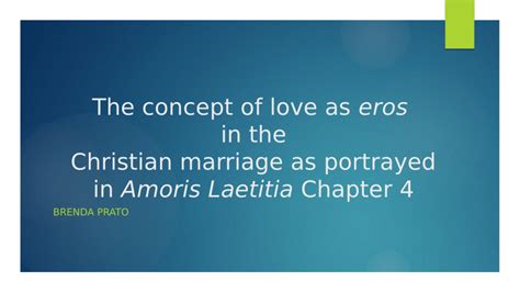 Full Download A Study Of Amoris Laetitia Chapter 4 