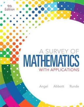 Full Download A Survey Of Mathematics With Applications 9Th Edition Access Code 