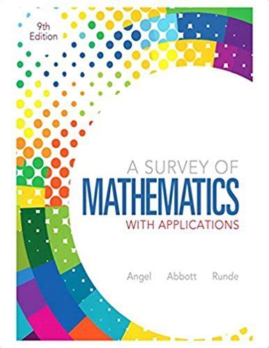 Full Download A Survey Of Mathematics With Applications 9Th Edition Answers 