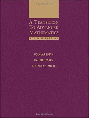 Download A Transition To Advanced Mathematics 5Th Edition 