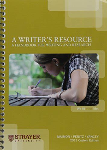 Download A Writer Resource Handbook For Writing And Research 3Rd Edition 