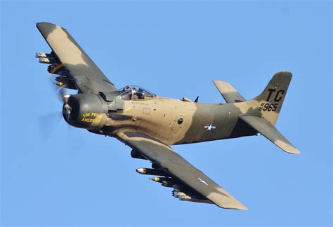 A1 Skyraider Flight