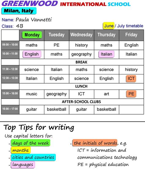 A1 Writing Learnenglish Teens English Writing Practices - English Writing Practices