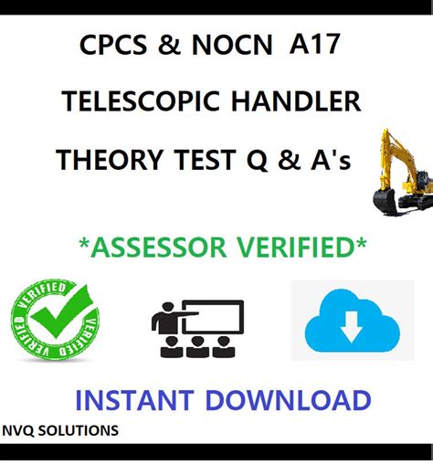 Full Download A17 Telescopic Handler Cpcs Theory Test Questions 