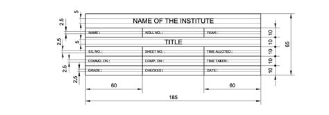Full Download A3 Title Block Engineering Drawing Template 