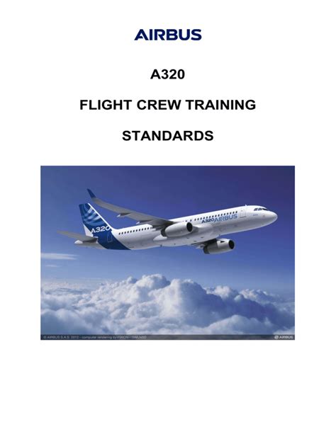 A320 Flight Crew Training Standards