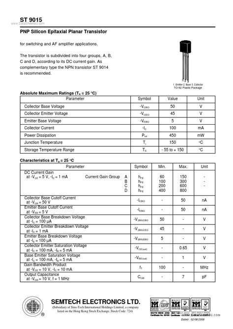 a933 transistor datasheet pdf