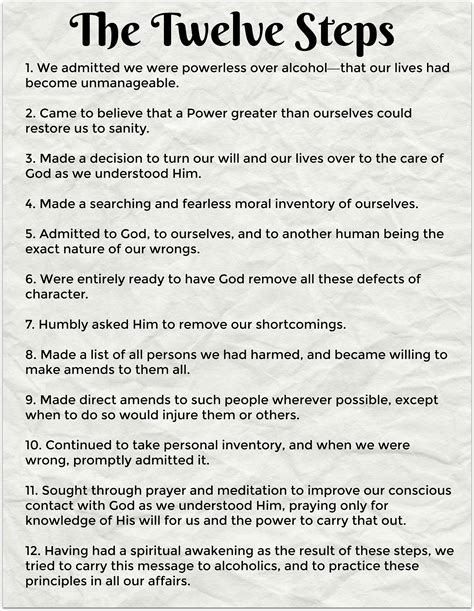 Aa 12 And 12 Step 12