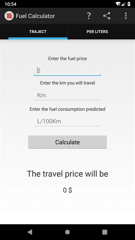 Aa Fuel Calculator