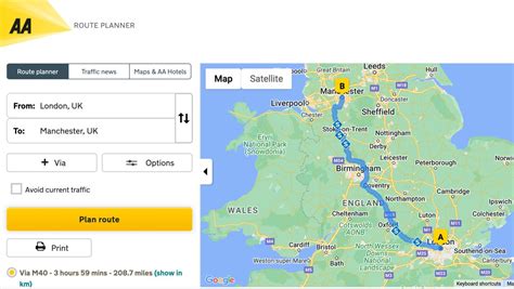 Aa Route Planner App