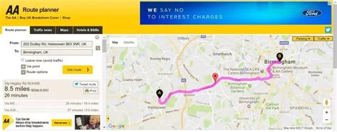 Aa Route Planner Walking