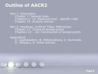 Aacr2 Cataloging Rules