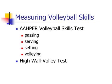 Full Download Aahperd Volleyball Skill Test Administration 