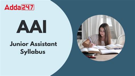 Aai Junior Assistant Syllabus