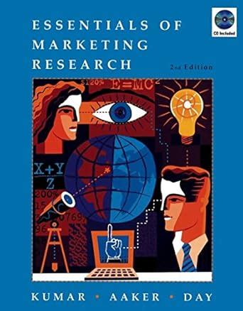 Aaker David A Kumar V Day George Ss Marketing Research 9th Ninth Edition By Aaker David A Kumar V Day George S Published By Wiley Hardcover 2006