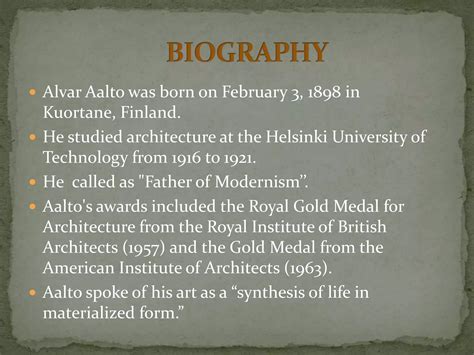 aalto alvar biography sample
