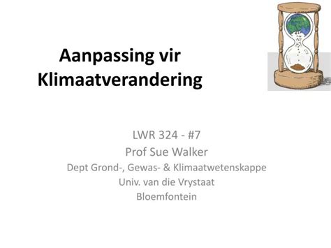 aanpassing klimaatverandering