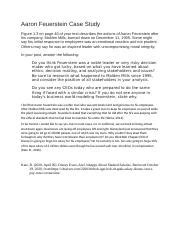 aaron feuerstein case study