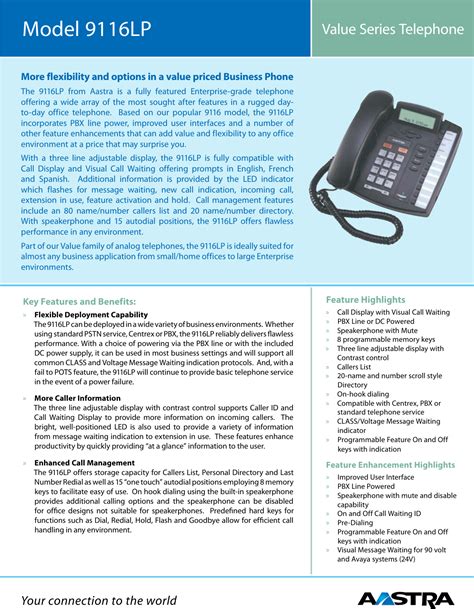 Aastra Phone User Guide