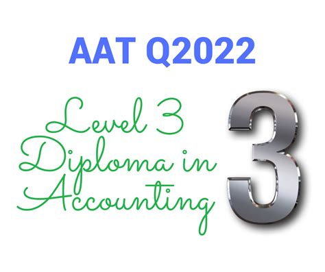 Read Aat Diploma In Accounting Level 3 Briefing Pack For 
