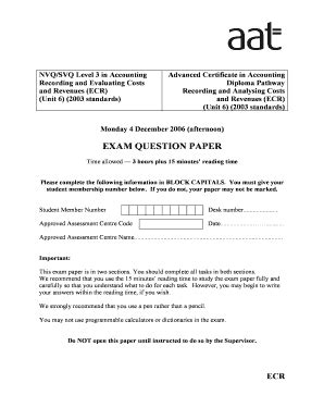 Full Download Aat Exam Papers 2011 