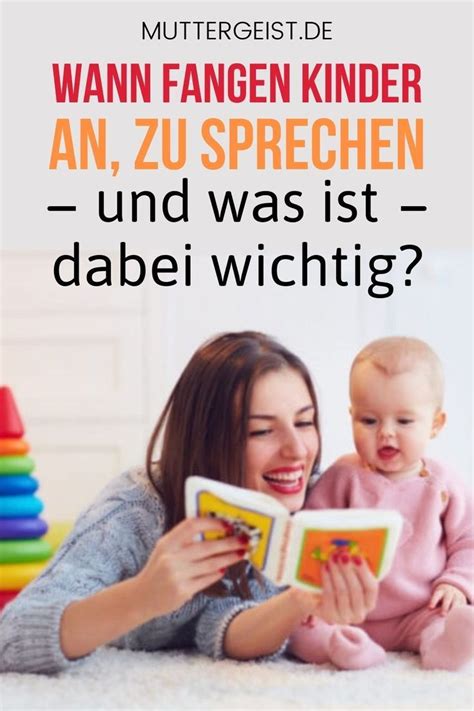 ab wann fangen kinder an zu sprechen