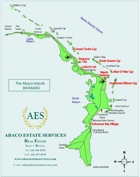 Abaco Estate Services Map Of Leisure Lee At Joes Creek