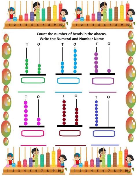 Abacus For Level 1 Worksheets Kiddy Math Abacus Practice Sheets Level 1 - Abacus Practice Sheets Level 1