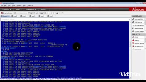 Abacus Gds Commands